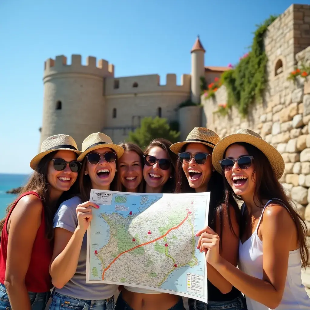 Χάρτης αναμνήσεων ταξιδιών και στιγμών περιπέτειας