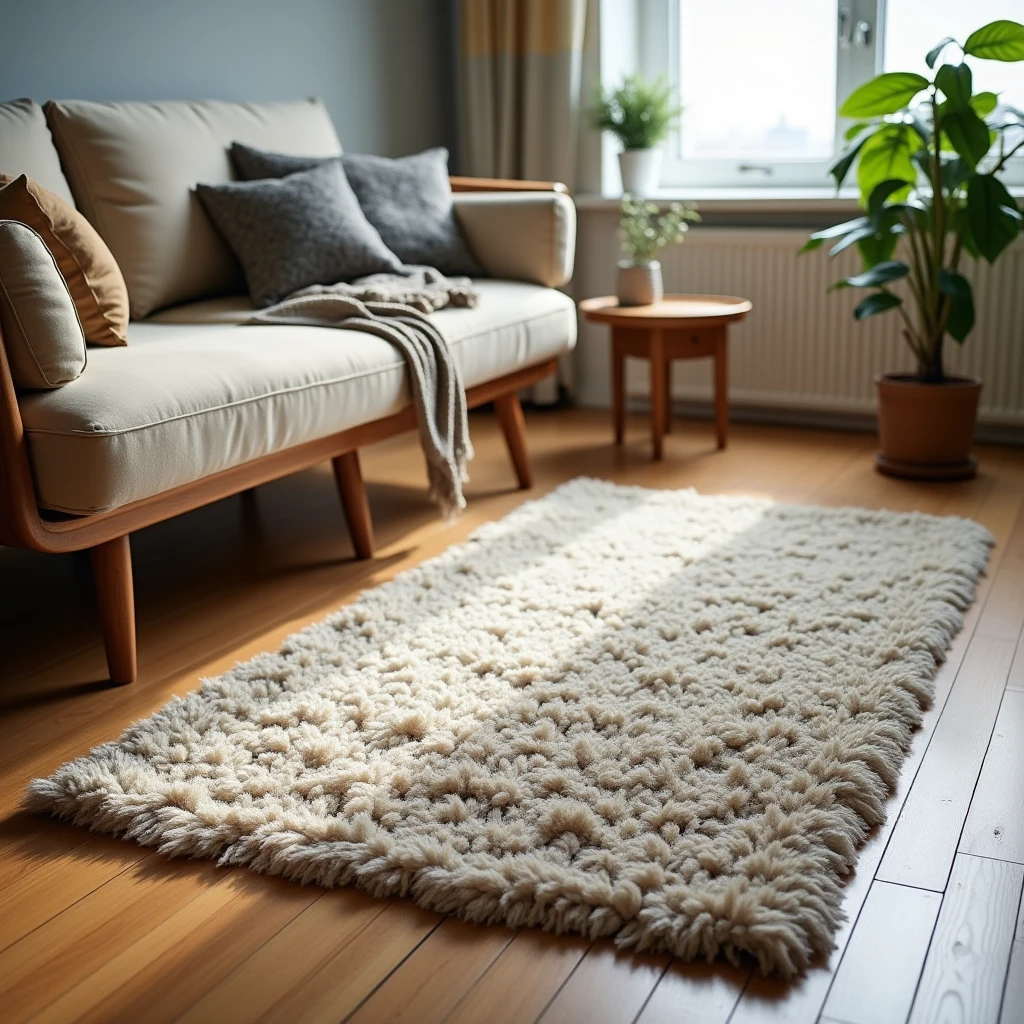 Stylischer Teppich für Wohnzimmer