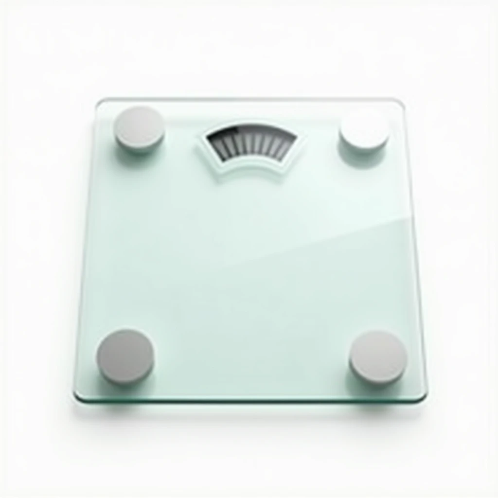 Küchenwaage aus Glas