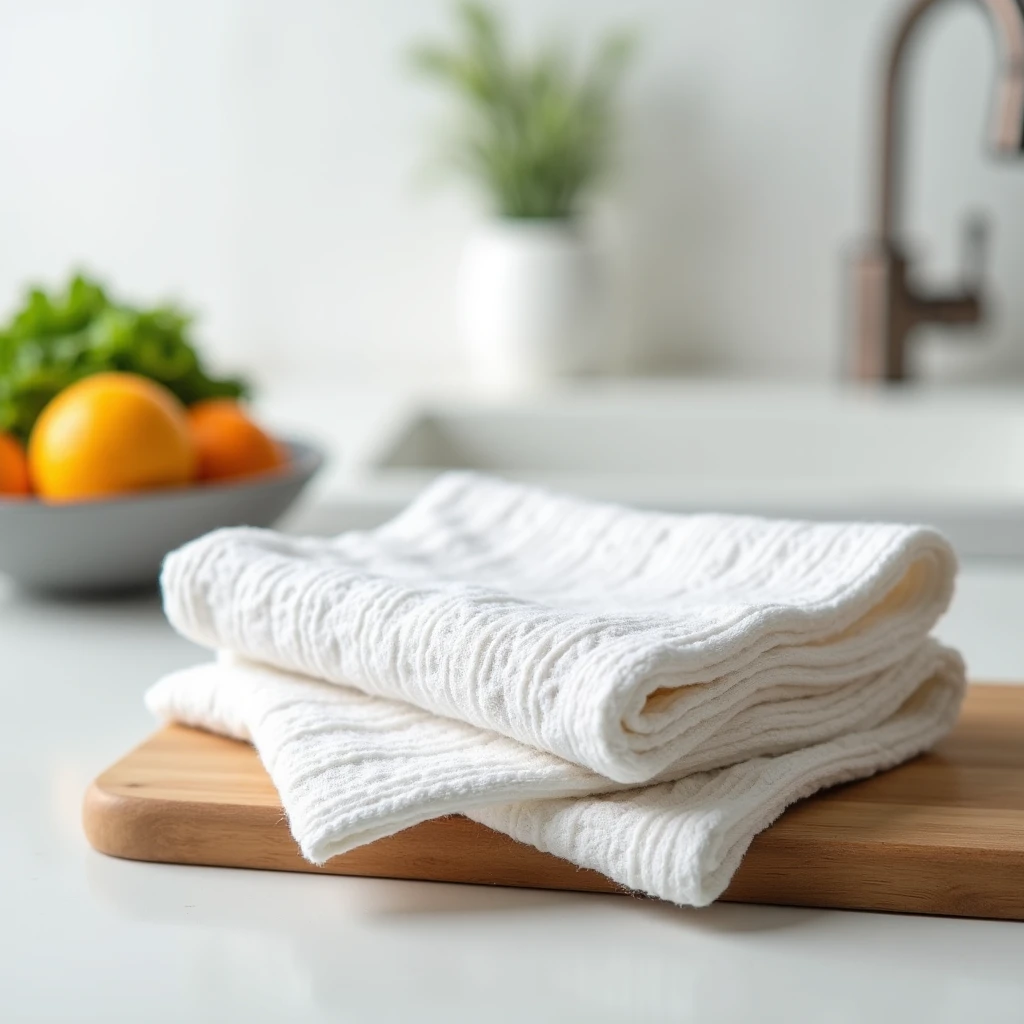 Küchenhandtuch-Set aus Baumwolle