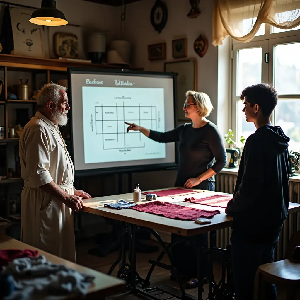 Professional business solutions illustration